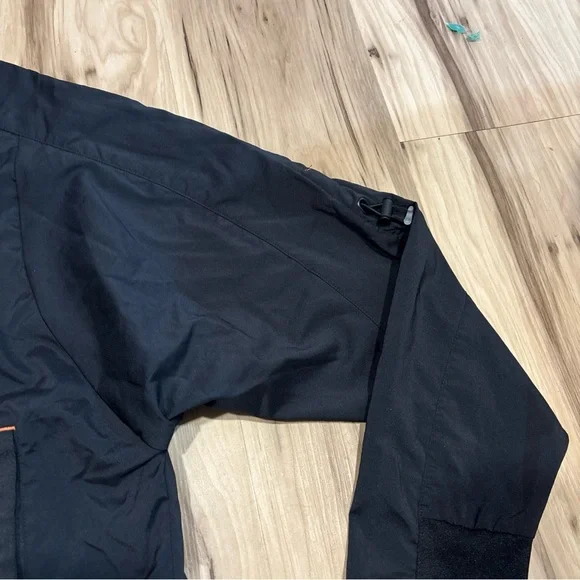 Adidas Tech Track Jacket Women's Large Black Lightweight Mesh Back - Picture 6 of 11